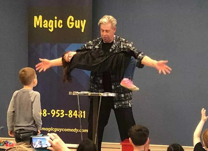 Magic Guy performing